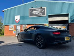 Bentley GT Coupe in for Tints at Cardiff Tints with BB Audioconcepts Cardiff