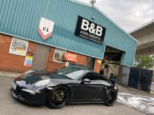 Porsche Customisation Audio Multimedia Security Remap ready for collection at BB Audioconcepts Cardiff