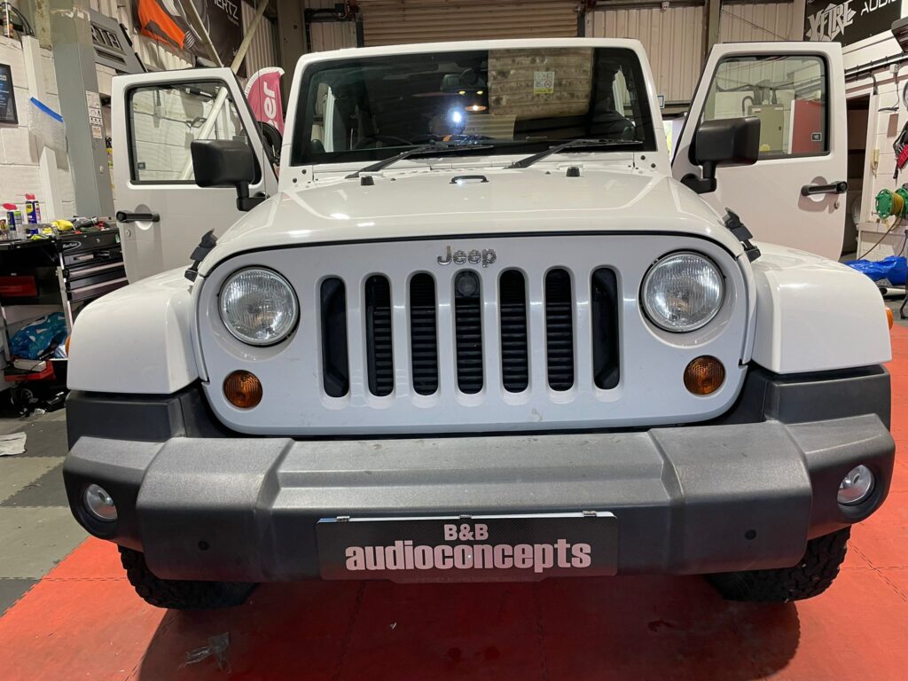 Jeep Wrangler Upgrades Unleashing Safety and Entertainment at BB Audioconcepts Cardiff 4