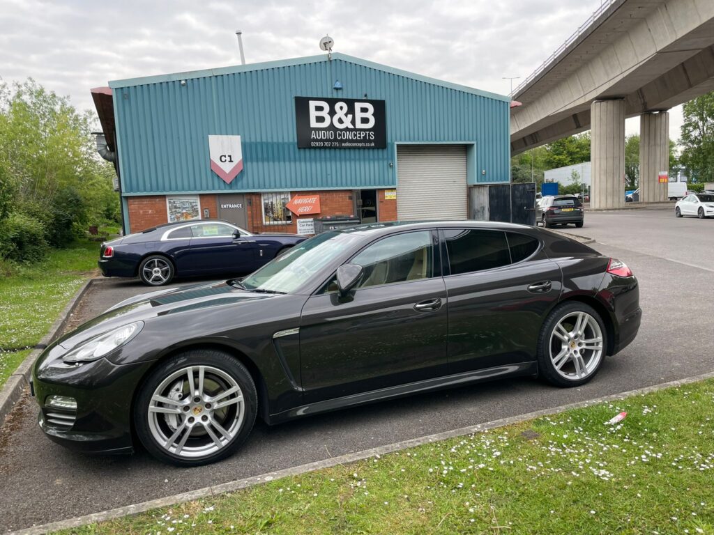 Elevate Your Porsche Panamera with Kenwood Infotainment Upgrade at BB Audioconcepts Cardiff 1