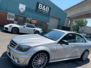 Reliable and Functional Upgrading the Floating Screen in a Mercedes AMG at BB Audioconcepts Cardiff 1