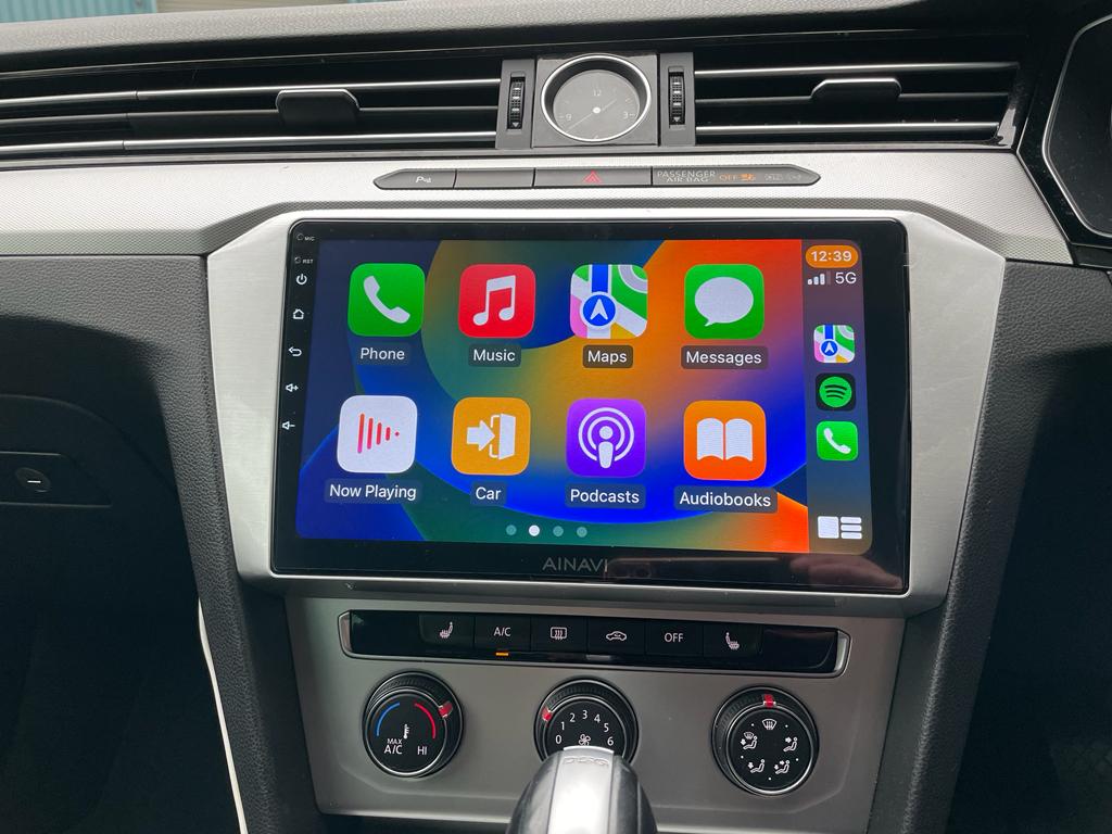 VW Passat Custom Touch Screen Replacement for a Cracked Display at BB Audioconcepts Cardiff 4