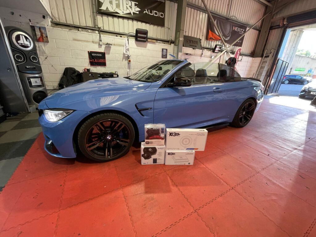 Transforming BMW M4 with Audio and Multimedia Upgrades at BB Audioconcepts Cardiff 2
