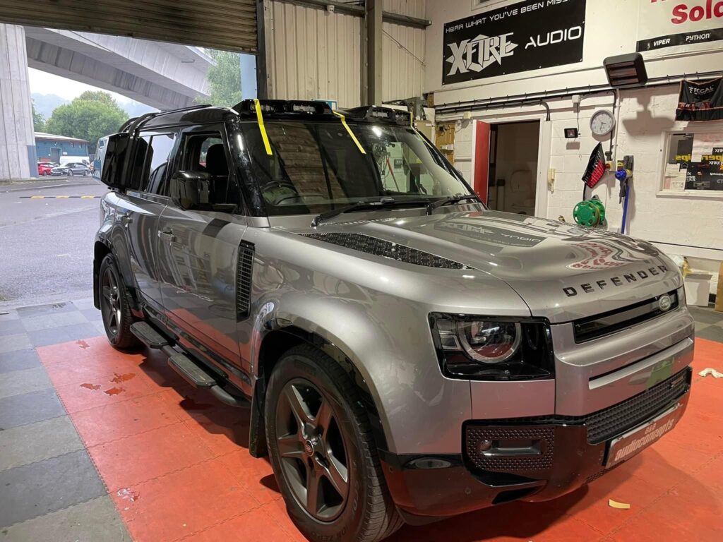 Enhancing Security and Style for Land Rover Defender at BB Audioconcepts Cardiff 7