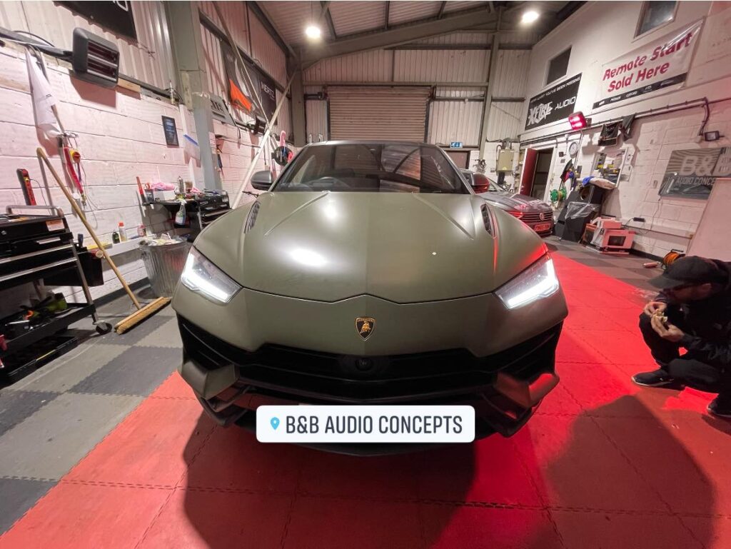 Lamborghini Urus Tracker Upgrade Why UK Insurers Demand the Meta S5 Deadlock Pro 2 at BB Audioconcepts Cardiff 1
