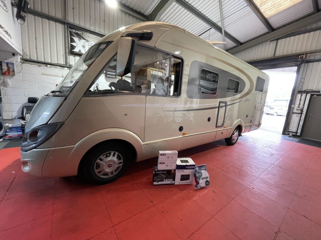 Fiat Camper Alpine Audio and S5 Tracker Upgrade at B&B Audioconcepts Cardiff (4)