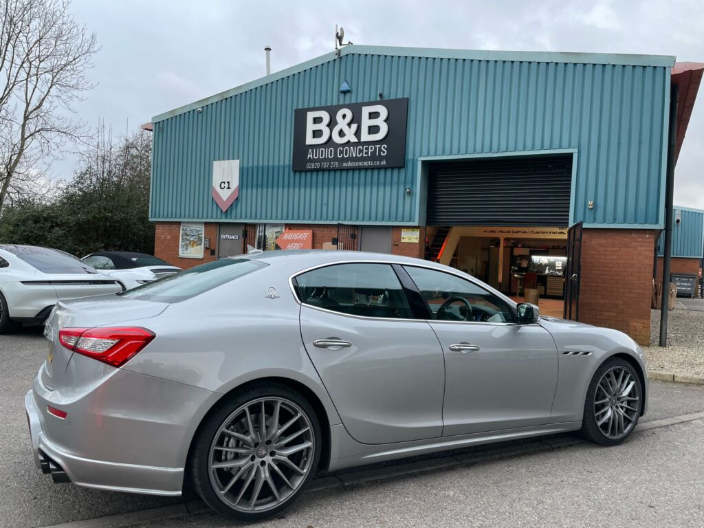 Maserati Custom Apple CarPlay & Camera Upgrade at B&B Audioconcepts Cardiff (5)