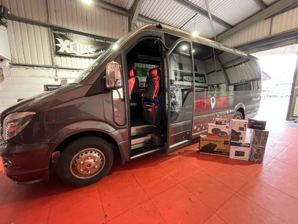 Mercedes Minibus Audio Overhaul at B&B Audioconcepts Cardiff (11)